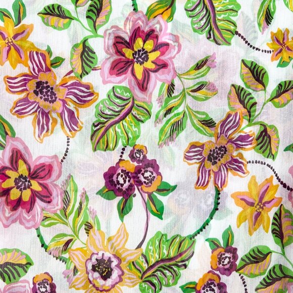 NWT Misa Los Angeles Ranjana Floral Cinch Waist Midi Dress - Picture 8 of 12